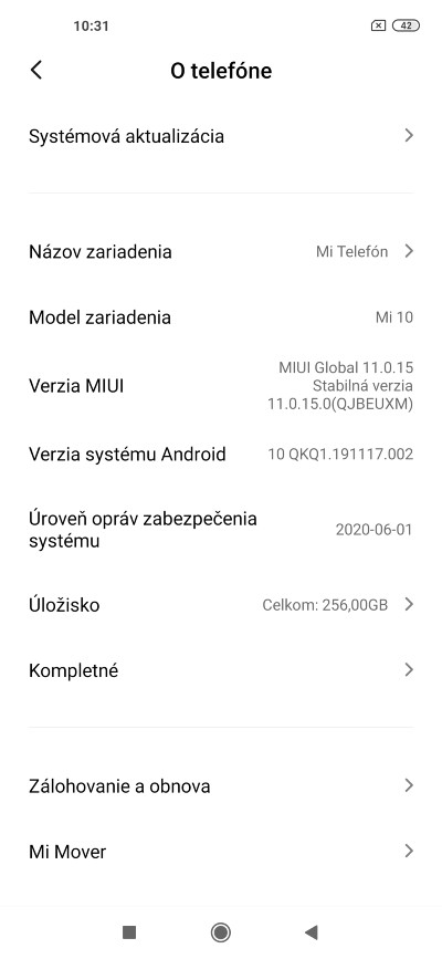 Xiaomi Mi 10_rozhranie systemu_3